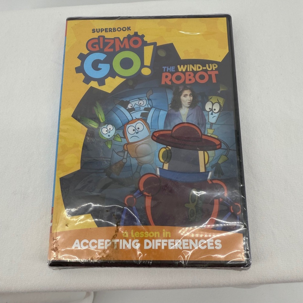 Superbook Gizmo GO! The Wind-Up Robot DVD‎ Accepting Differences NEW